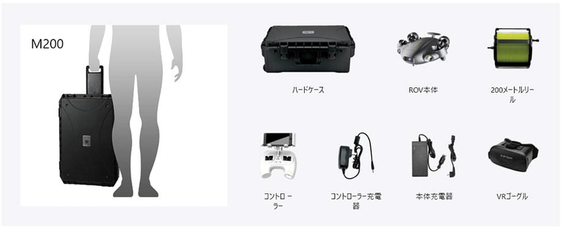 FIFISH V6 EXPERT 200M SET(ハードケース)_M200 1個口