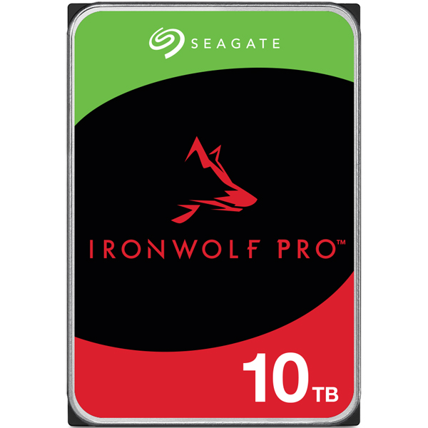 Seagate IronWolf Pro 3.5【データ復旧3年付】10TB HDD（CMR）メーカー5年保証 24時間稼働 PC、NAS用 RVセンサー付 ST10000NT001