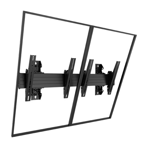 マルチディスプレイマウント・壁掛けタイプ 2画面用 （縦設置・メニューボード型）