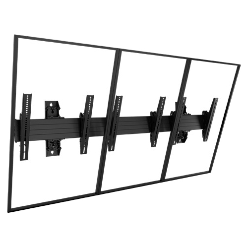 マルチディスプレイマウント・壁掛けタイプ 3画面用 （縦設置・メニューボード型）