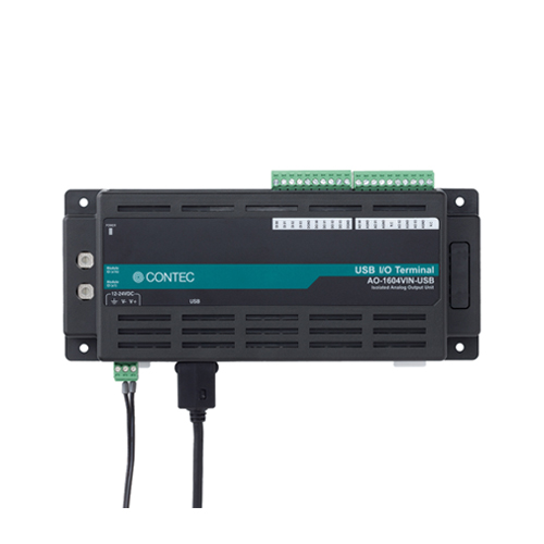 絶縁型アナログ出力ユニット 電圧 USB対応