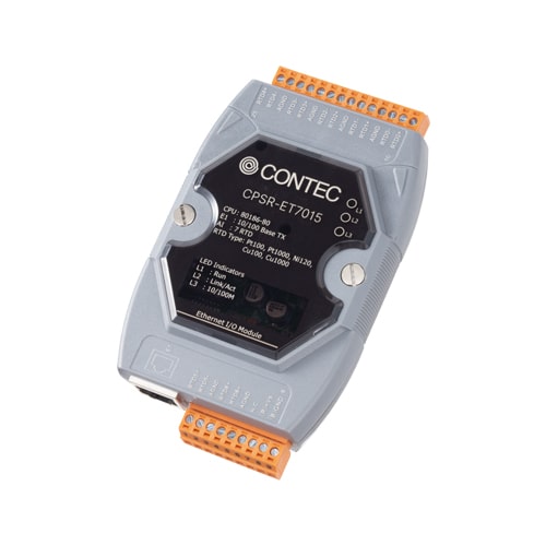 Ethernet リモートI/O 測温抵抗体 (RTD) 7ch