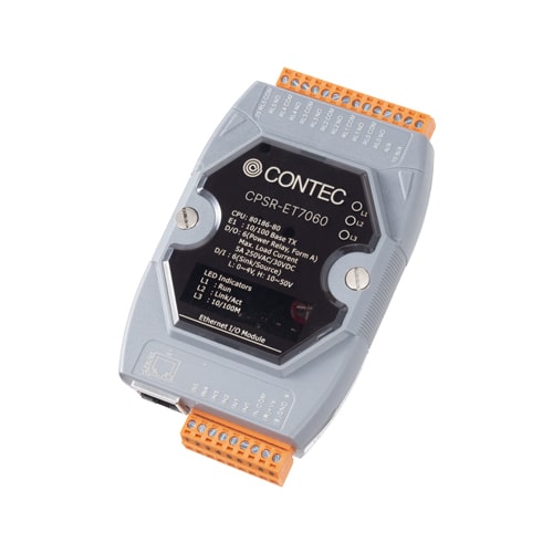 Ethernet リモートI/O パワーリレー出力 6ch / 6ch DI (カウンタ)