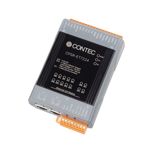 Ethernet リモートI/O (Daisy-Chain) アナログ出力 12bit 4ch / 5ch DI / 5ch DO