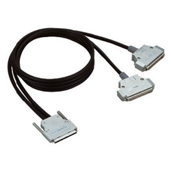 100ピン0.8mmピッチ→37ピンD-SUB×2分配用シールドケーブル(3m)