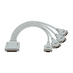 44ピンD-SUB→9ピンD-SUB×4分配用シールドケーブル(0.25m)