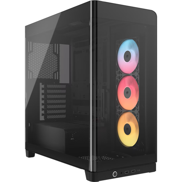 ミドルタワー型PCケース FRAME 4500X RS-R ARGB Panoramic Glass Mid-Tower Black