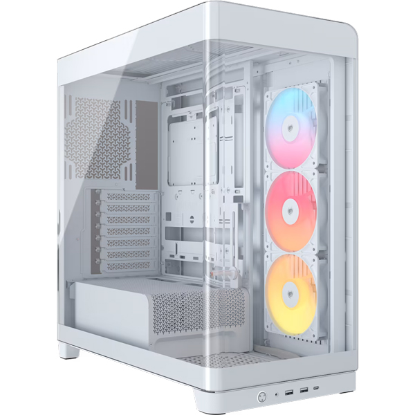 ミドルタワー型PCケース FRAME 4500X RS-R ARGB Panoramic Glass Mid-Tower White