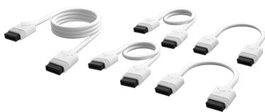 iCUE LINK Cable Kit with Straight connectors White