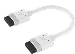 iCUE LINK Cable 2x 100mm with Straight connectors White
