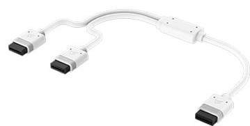 iCUE LINK Cable 1x 600mm Y-Cable with Straight connectors White