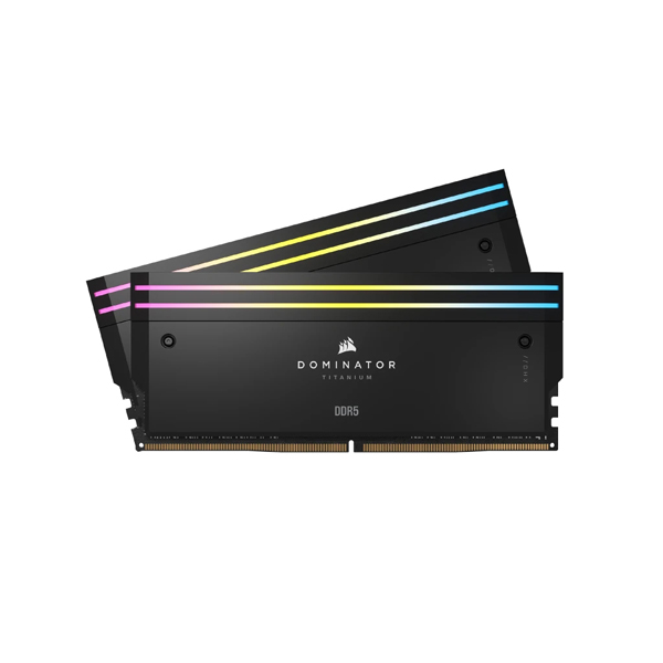 DDR5 6400MT/s 64GB(32GBx2) UDIMM 32-40-40-84 XMP 3.0 DOMINATOR TITANIUM Black RGB LED 1.4V
