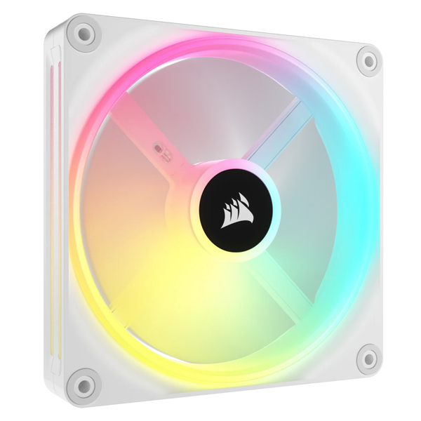 PCケースファン iCUE LINK QX140 RGB WHITE 140mm Magnetic Dome RGB Fan Expansion Kit