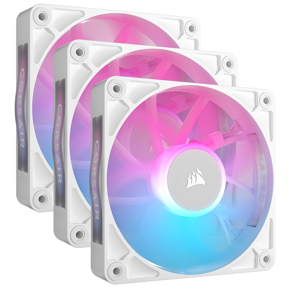 PCケースファン iCUE LINK RX120 RGB White Triple Fan Kit