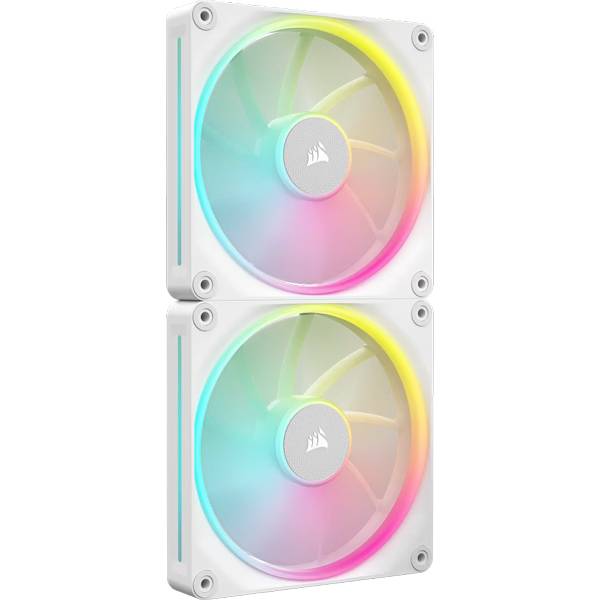 PCケースファン iCUE LINK LX140 RGB WHITE Dual Fans Starter Kit