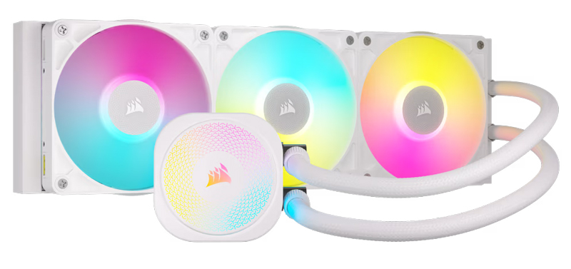 簡易水冷CPUクーラー iCUE LINK TITAN 360 RX RGB -White-