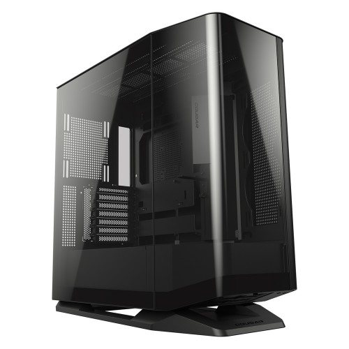 FV270 Black/ミドルタワーケース/ブラック/ピラーレス構造/曲面ガラス仕様のパノラマデザイン/背面コネクタMB対応