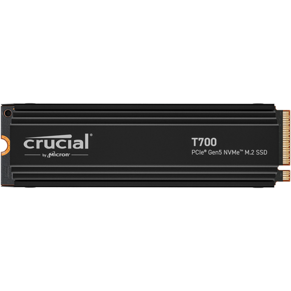 Crucial T700シリーズ PCIe Gen5 NVMe M.2 SSD with heatsink 1TB 5年保証 CT1000T700SSD5JP