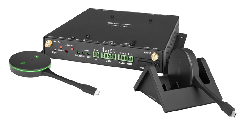 ワイヤレスプレゼンテーションシステム セット (AM-3200-WF-I エアメディア受信機x1台､AM-TX3-100-I 送信機x2､AM-TX3-100-CRADLE クレードルx 2台)