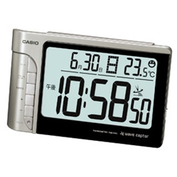 デスクトップ電波時計 温度計付き