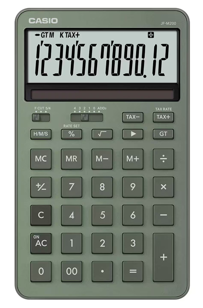 デザイン電卓 スタイリッシュ ミスティグリーン