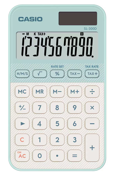 デザイン電卓 カラフル ライトグリーン