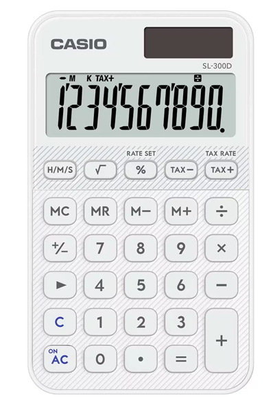 デザイン電卓 カラフル ホワイト
