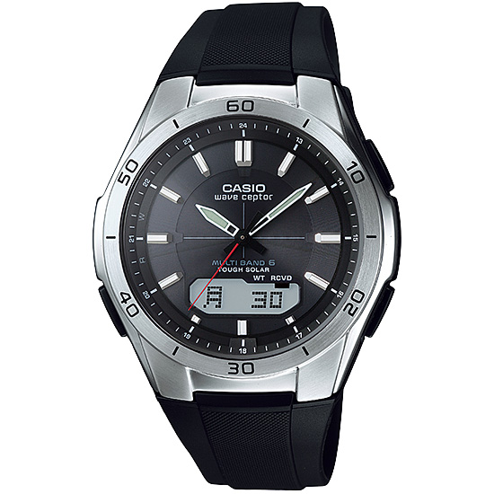 ソーラー電波時計 wave ceptor