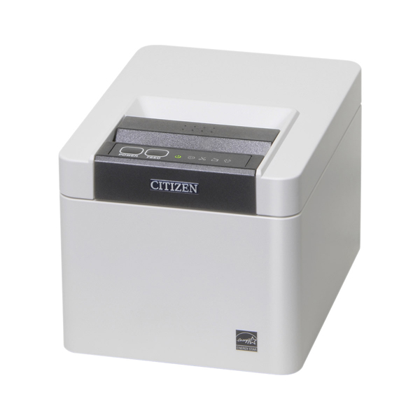コンパクトラインサーマルプリンター（XMLデータ対応、印刷速度350mm/秒、用紙幅58/80mm、有線LAN＋無線LAN ＋USBホスト（1ポート）/IF、ホワイト）