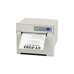 ラインサーマルパネルプリンター 80mm、オートカッター付、I/Fは、専用ケーブル パラレル、シリアル、USBに対応 ACアダプタ付