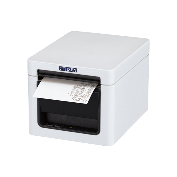 コンパクトラインサーマルプリンター（XML対応、印刷速度300mm/秒、用紙幅58/80mm、有線LAN＋無線LAN＋USBホスト（1ポート）I/F、ホワイト）