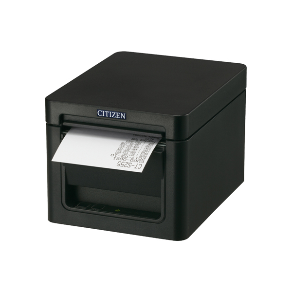 コンパクトラインサーマルプリンター（XML対応、印刷速度350mm/秒、用紙幅58/80mm、有線LAN＋無線LAN＋USBホスト（1ポート）I/F、ブラック）