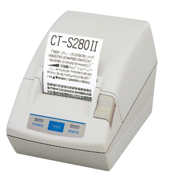 ラインサーマルプリンタ パラレルI/F、本体カラー（白）