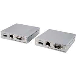 HDMI/RS232/IR/イーサネット延長器 PoE対応 (HDBaseT)