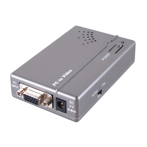 VGA→コンポジット/Sビデオ変換器
