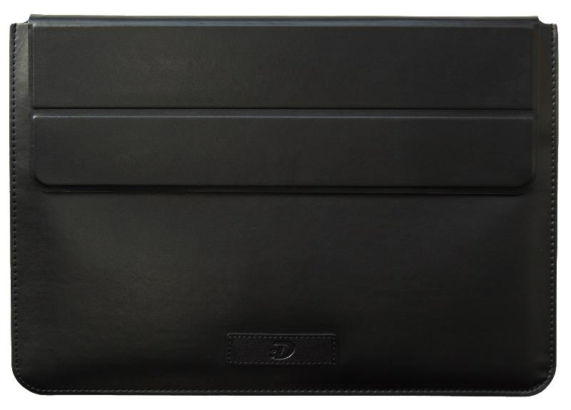 MacBook 14インチ パソコン・タブレットケース スリーブタイプ スタンド機能付き ディープ・ブラック