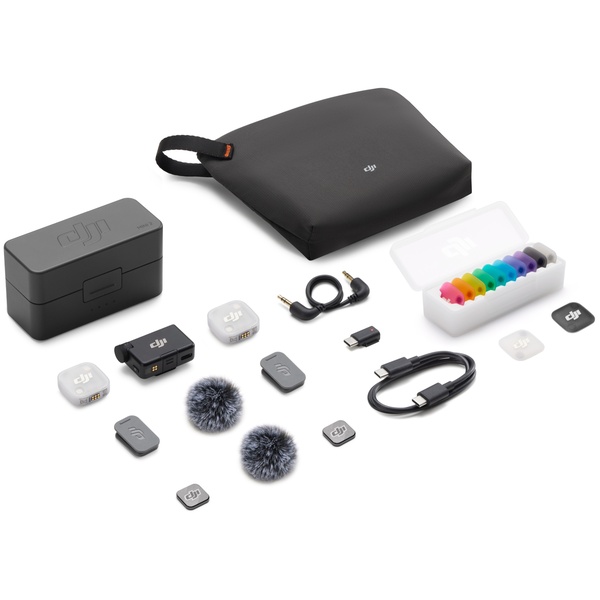 DJI Mic Mini 2（2 トランスミッター + 1 モバイルレシーバー + 充電ケース）