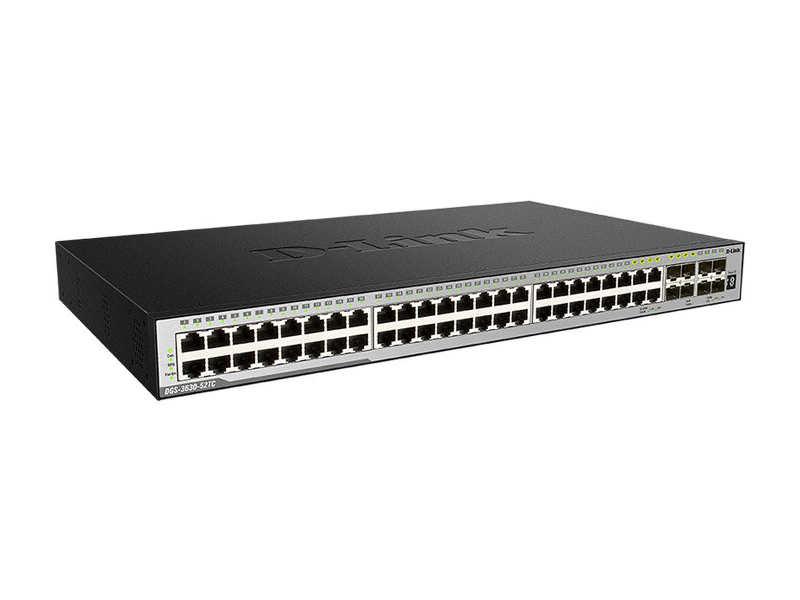 10/100/1000BASE-T×48ポート スタッカブル Managed L3スイッチ （10G SFP+×4、SFP combo 4） スタンダードイメージ（SI）