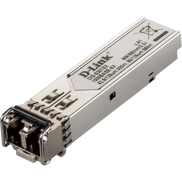DISシリーズ専用SFPモジュール、1000BASE-SX （LCコネクタ） 2芯マルチモード 動作温度-40～85℃、伝送距離 最長550m、1年保証