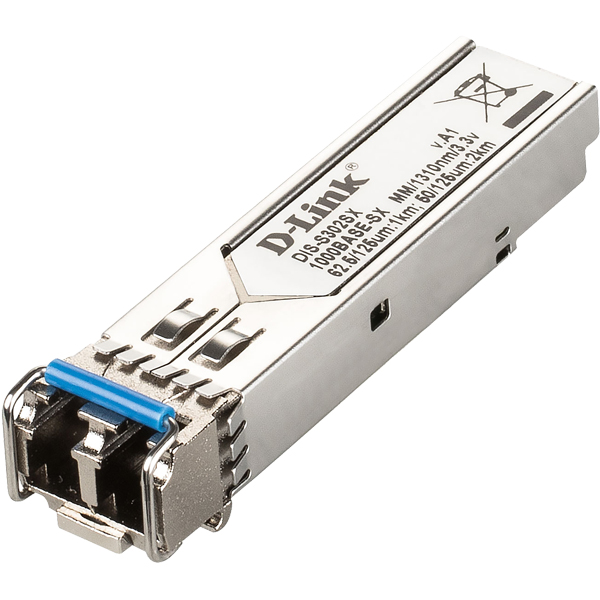 DISシリーズ専用SFPモジュール、1000BASE-SX （LCコネクタ） 2芯マルチモード 動作温度-40～85℃、伝送距離 最長2km、1年保証