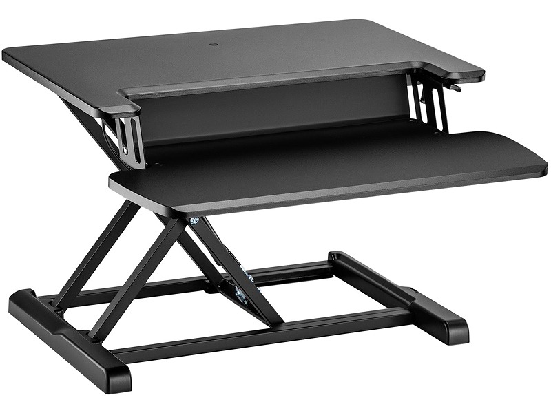 卓上昇降デスク デュアル650 ブラック