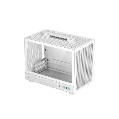CH160 WH/Mini-ITXケース/ホワイト/高エアフロー/メッシュパネル/高さ172mmまでの空冷CPUクーラーに対応/ATX電源対応(最長140mm)/持ち運び用キャリーハンドル装備