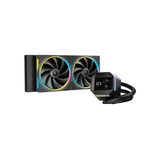 LM240/240mm水冷CPUクーラー/2.4インチIPS液晶ディスプレイ/第6世代ポンプ/「FL12 SE」ARGBファン/Intel LGA1851/1700/1200/1151/1150/1155/AMD AM5/AM4