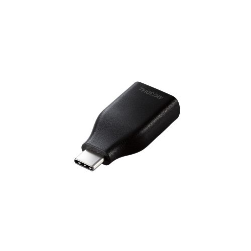 USB Type-C映像変換アダプタ/Type-C - HDMI/直挿し/4k30Hz/ブラック