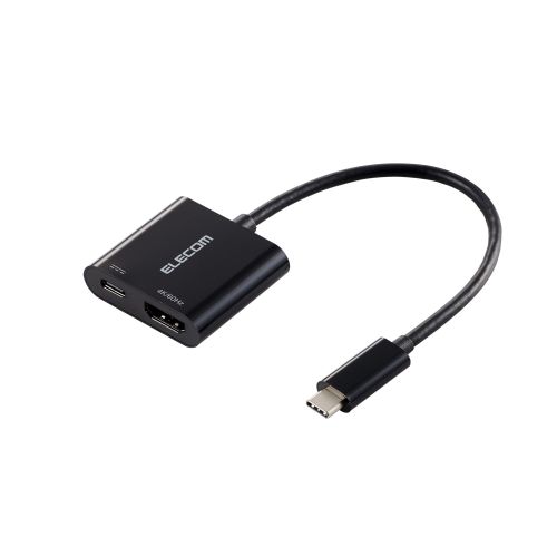 USB Type-C映像変換アダプタ/USB Type-C - HDMI&給電ポート/ブラック