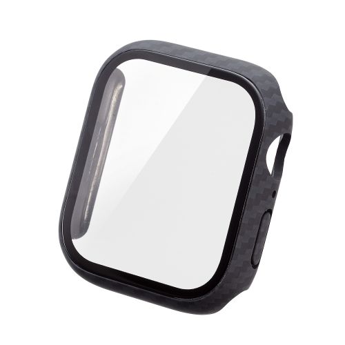 Apple Watch Series 9/8/7 45mm用フルカバーケース/プレミアムガラス/ゴリラ0.21mm