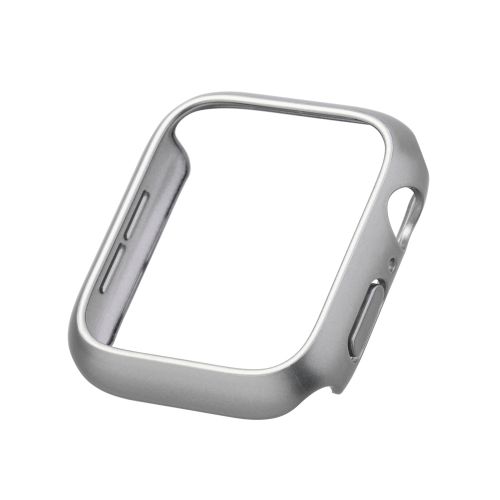 Apple Watch 44mm/ハードバンパー/メタリック/シルバー