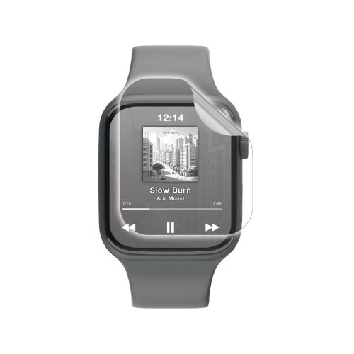 Apple Watch 40mm/フルカバーフィルム/衝撃吸収/防指紋/高光沢/傷リペア