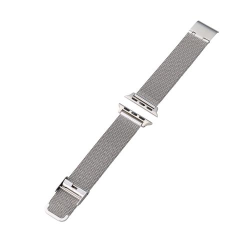 Apple Watch 41/40/38mm用バンド/ステンレス/ミラネーゼ/シルバー