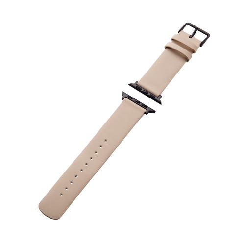 Apple Watch 49/45/44/42mm用バンド/ソフトレザー/グレージュ